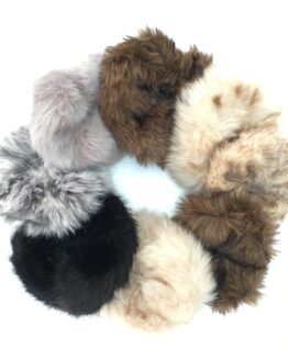 Faux Fur Scrunchies - Totally fun and unique!