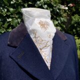 Old Rose Gold Metallic Orchid in Satin Silk Pretied Stock