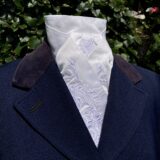 White Freesia in Cotton Pretied Stock